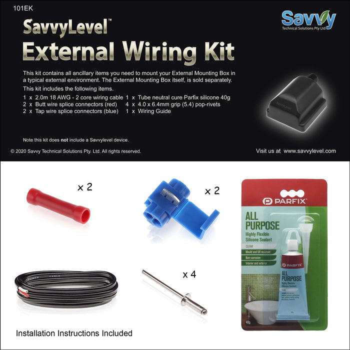 SavvyLevel External Wiring Kit